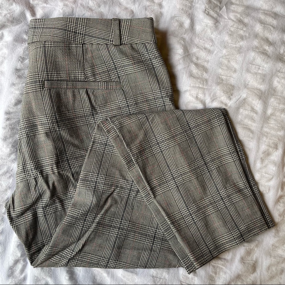 Banana Republic Sloan Grey Plaid Pant Size 10